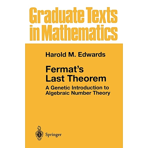 Fermat's Last Theorem, Harold M. Edwards