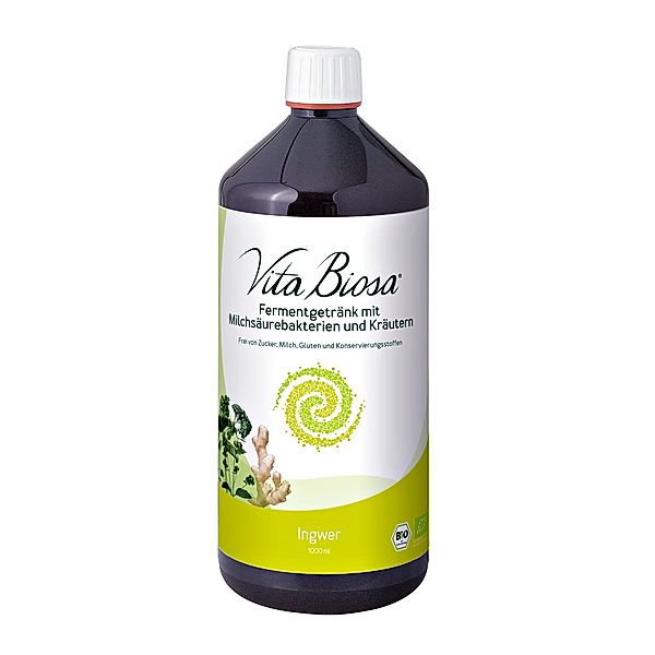 Fermentgetränk mit Milchsäurebakterien Ingwer Bio von Vita Biosa (1000 ml)