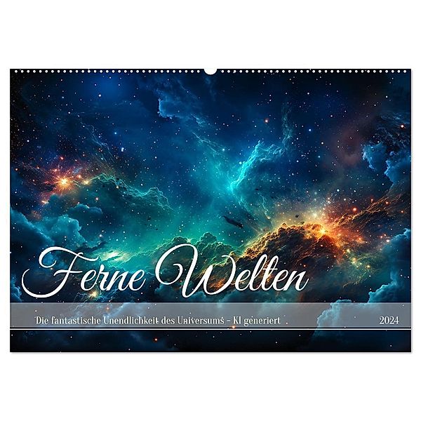 Ferne Welten (Wandkalender 2024 DIN A2 quer), CALVENDO Monatskalender, Cathrin Illgen