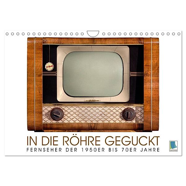 Fernseher der 1950er bis 70er Jahre: In die Röhre geguckt (Wandkalender 2024 DIN A4 quer), CALVENDO Monatskalender, Calvendo