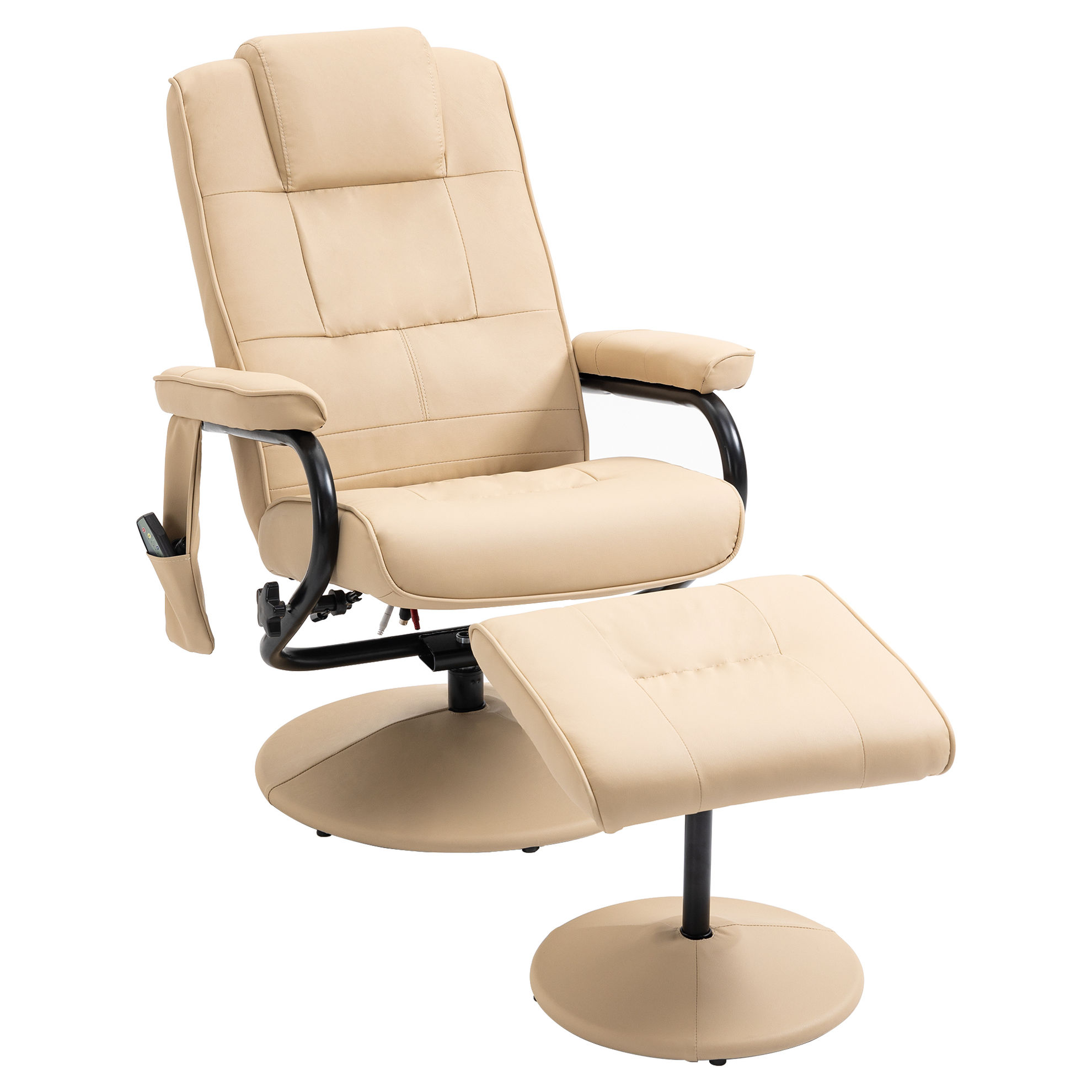 Fernsehsessel Entspannung-Pur, Sessel und Hocker drehbar Farbe: cremeweiß |  Weltbild.de