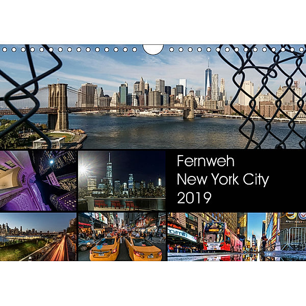 Fernweh New York City (Wandkalender 2019 DIN A4 quer), Kurt Krause