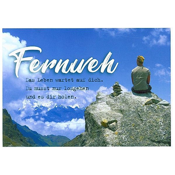 Fernweh - Postkartenbuch