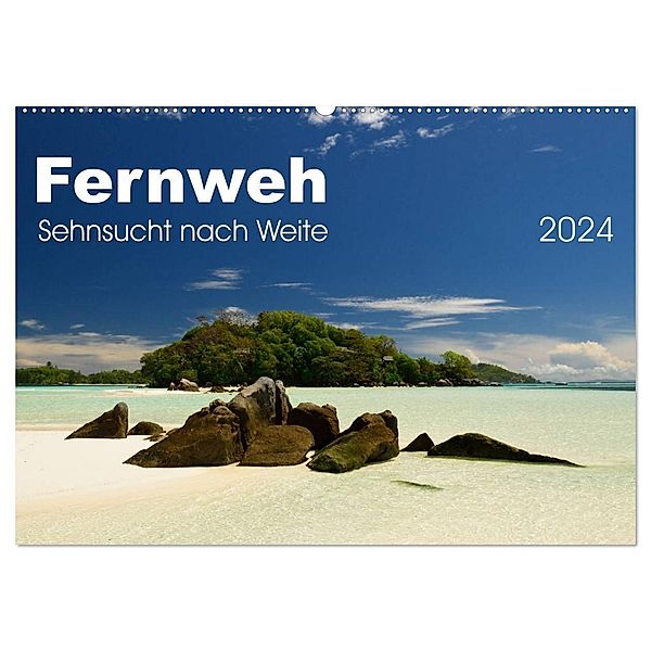 Fernweh - Sehnsucht nach Weite (Wandkalender 2024 DIN A2 quer), CALVENDO Monatskalender, Uwe Bade