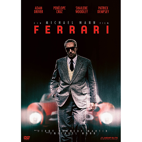 Ferrari DVD, Adam Driver, Penélope Cruz, Patrick Dempsey, Shailene Woodley