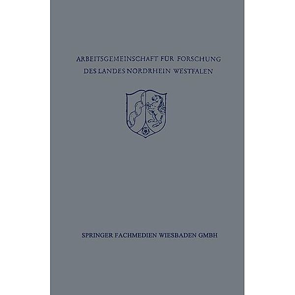 Festschrift der Arbeitsgemeinschaft für Forschung des Landes Nordrhein-Westfalen zu Ehren des Herrn Ministerpräsidenten Karl Arnold, Richard Alewyn, Karl Heinrich Rengstorf, Fritz Schalk, Georg Schreiber, Friedrich Karl Schumann, Franz Steinbach, Hans Erich Stier, Jost Trier, Leo Weisgerber, Harry Westermann, Hans J. Wolff, Herbert von Einem, Leo Brandt, Kurt Alder, Volker Aschoff, Friedrich Becker, Heinrich Behnke, Theodor Beste, Hans Braun, Wilhelm Fucks, Wilhelm Groth, Fritz Gummert, Joseph Höffner, Burckhardt Helferich, Walther G. Hoffmann, Walter Kikuth, Bruno Kuske, Gunther Lehmann, Emil Lehnartz, Oskar Löbl, Franz Lotze, Fritz Micheel, Oskar Niemczyk, Günther Jachmann, Herwart Opitz, Heinrich Axer, Stephan Prager, Bernhard Rensch, Wolfgang Riezler, Rudolf Seÿffert, Siegfried Strugger, Walter Weizel, Wilhelm Weltzien, Franz Wever, Gerhard Kegel, Karl Ziegler, Josef Kroll, Thomas Ohm, Hans Peters, Josef Pieper