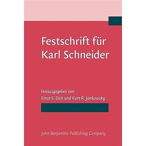 Festschrift für Karl Schneider