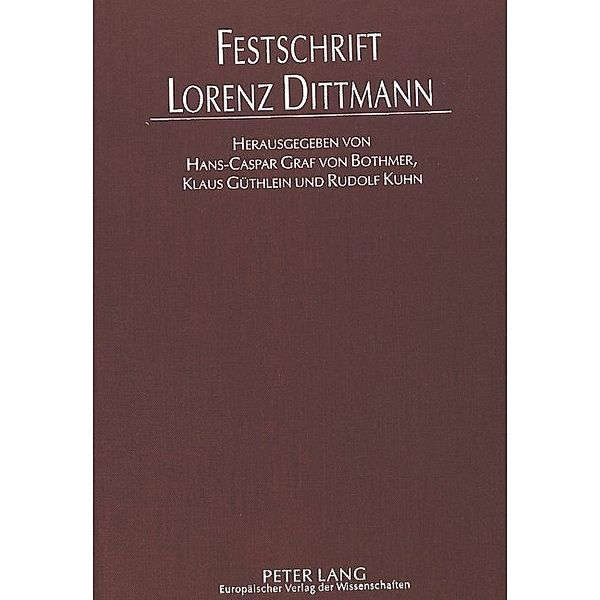 Festschrift Lorenz Dittmann