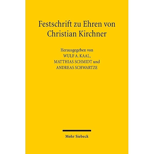 Festschrift zu Ehren von Christian Kirchner