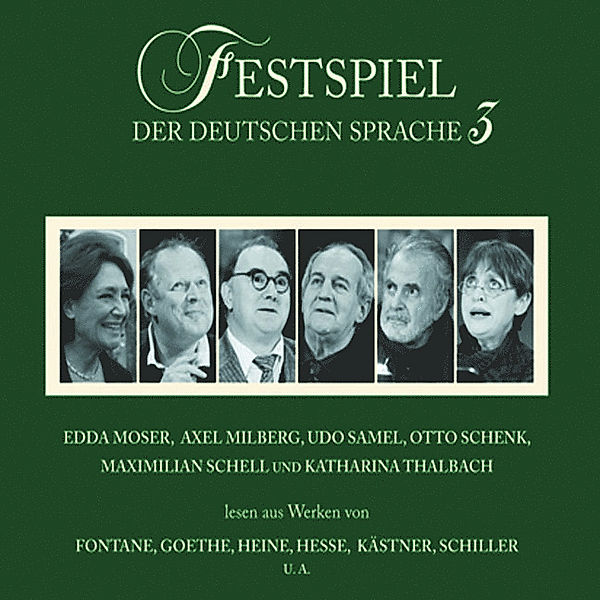 Festspiel der Deutschen Sprache, Audio-CD, 2 Audio-CD, Various