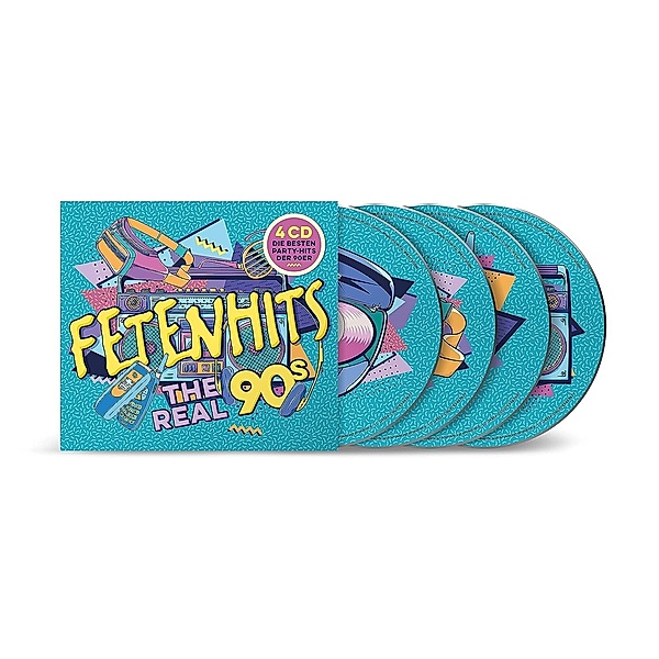 Fetenhits - The Real 90's (4 CDs), Various