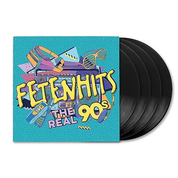 Fetenhits - The Real 90s (4 LPs) (Vinyl), Diverse Interpreten