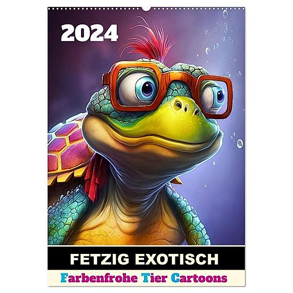 FETZIG EXOTISCH (Wandkalender 2024 DIN A2 hoch), CALVENDO Monatskalender, ©DigitalDreamweaver
