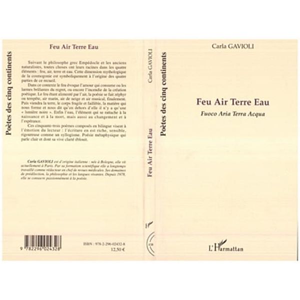 Feu air terre eau / Hors-collection, Gavioli Carla