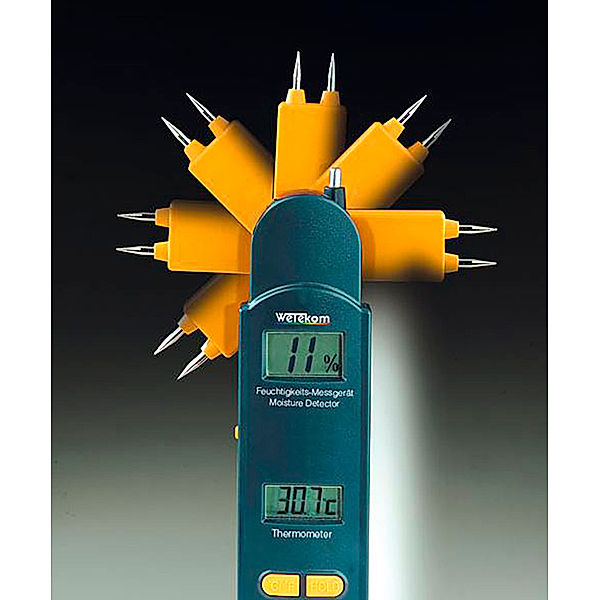 Feuchtigkeitsmesser 0-60% /Thermometer -10 bis +50°C + GRATIS DAZU B