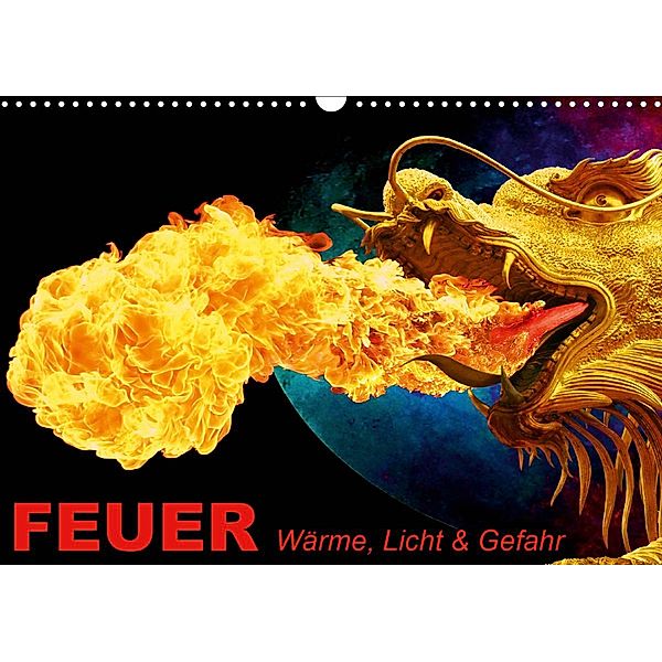 Feuer - Wärme, Licht & Gefahr (Wandkalender 2021 DIN A3 quer), Elisabeth Stanzer