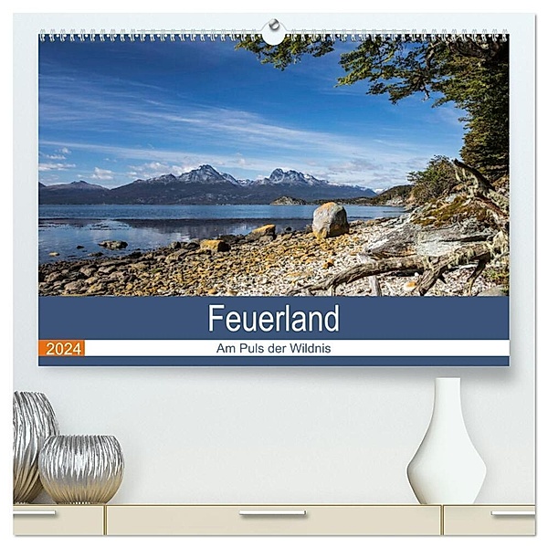 Feuerland - Am Puls der Wildnis (hochwertiger Premium Wandkalender 2024 DIN A2 quer), Kunstdruck in Hochglanz, Akrema-Photography Neetze