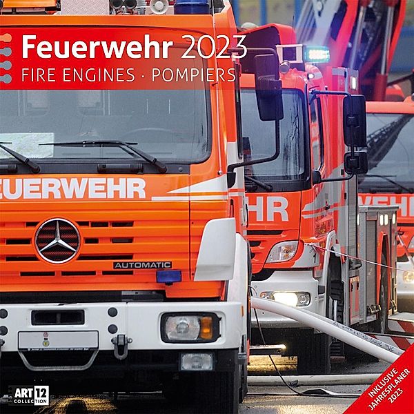 Feuerwehr Kalender 2023 - 30x30, Ackermann Kunstverlag