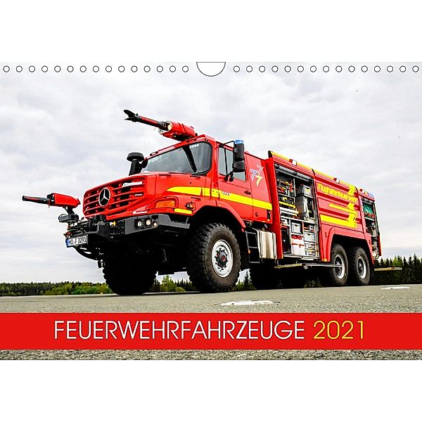 Feuerwehrfahrzeuge (Wandkalender 2021 DIN A4 quer), MH CONNECT 112 Marcus Heinz
