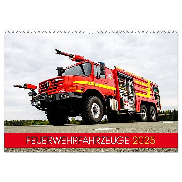 Feuerwehrfahrzeuge (Wandkalender 2025 DIN A3 quer), CALVENDO Monatskalender, Calvendo, MH CONNECT 112 Marcus Heinz