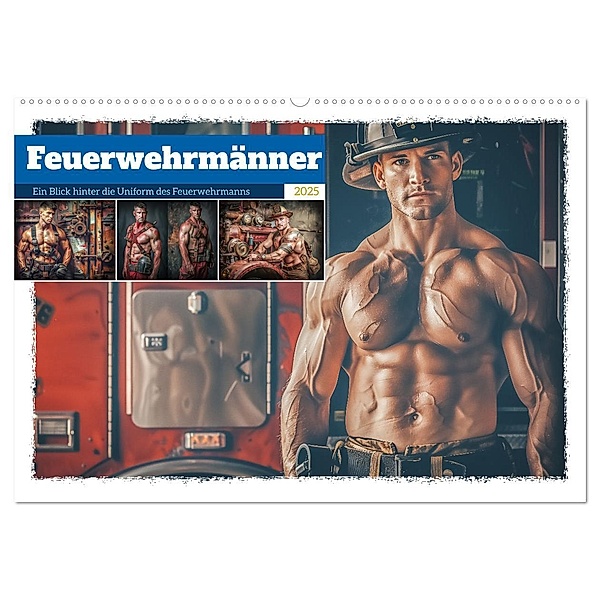 Feuerwehrmänner (Wandkalender 2025 DIN A2 quer), CALVENDO Monatskalender, Calvendo, Steffen Gierok-Latniak