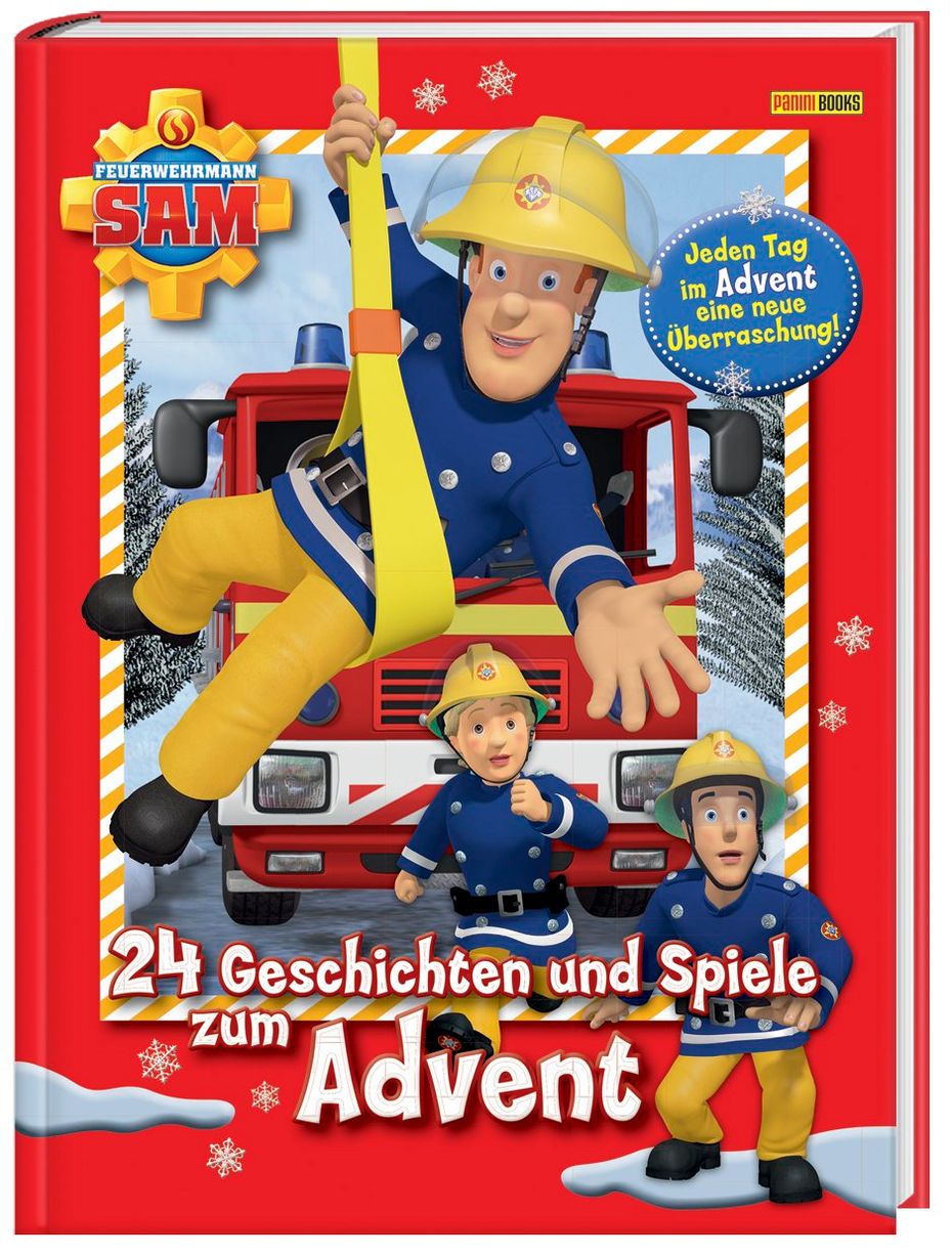 Feuerwehrmann Sam: 24 Geschichten und Spiele zum Advent Buch jetzt online  bei Weltbild.de bestellen