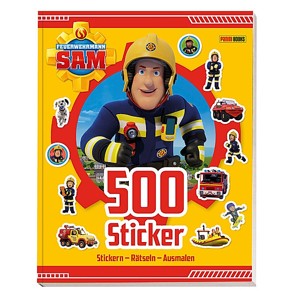 Feuerwehrmann Sam: 500 Sticker - Stickern - Rätseln - Ausmalen, Panini