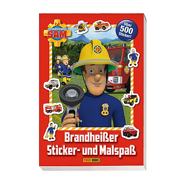 Feuerwehrmann Sam: Brandheißer Sticker- und Malspaß