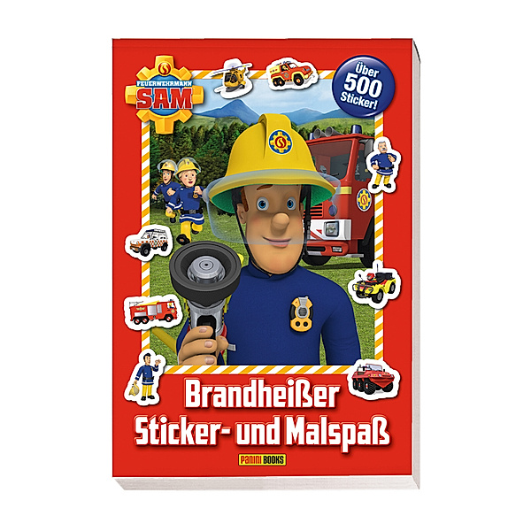 Feuerwehrmann Sam: Brandheisser Sticker- und Malspass