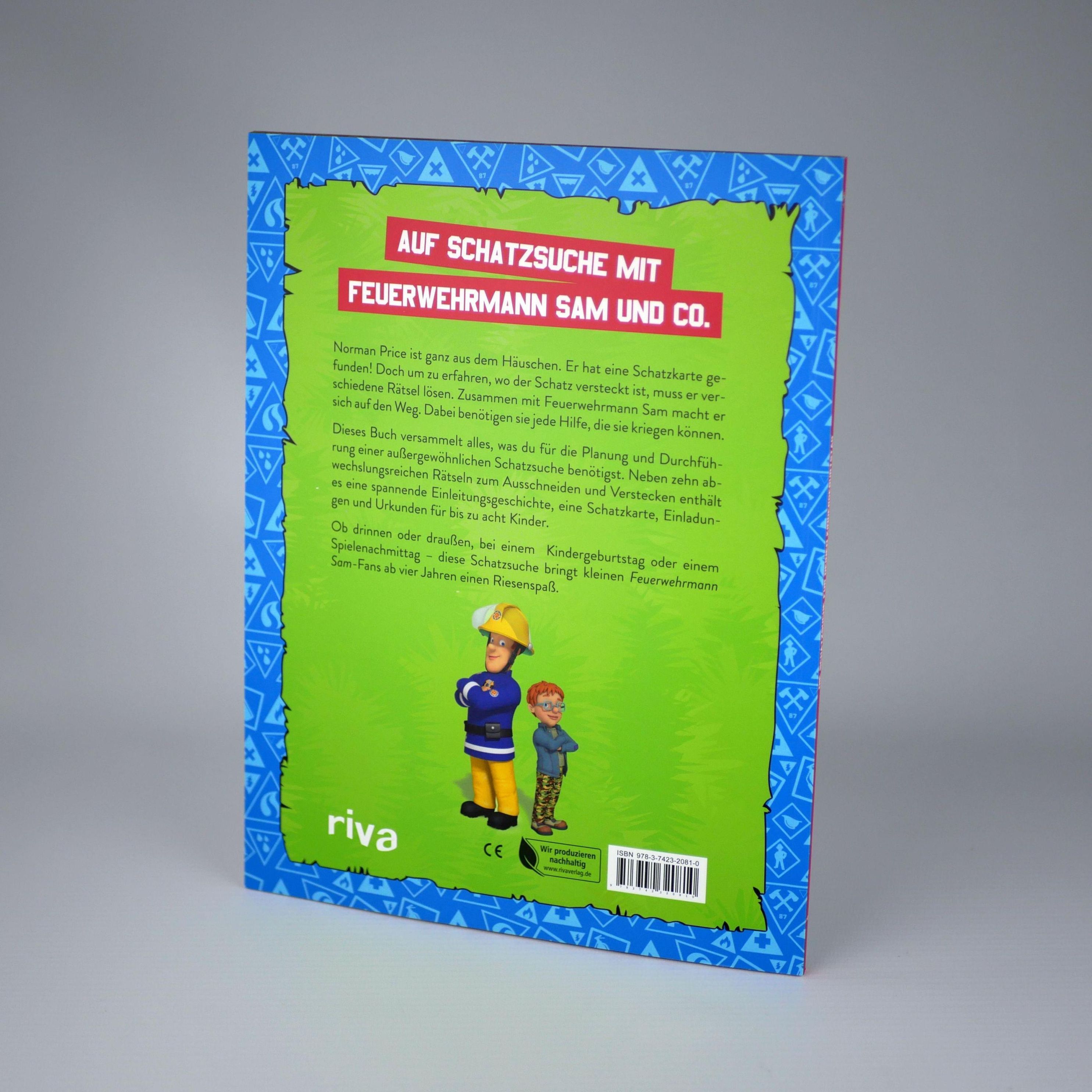 Feuerwehrmann Sam - Die Schatzsuche Schnitzeljagd für deinen  Kindergeburtstag Buch jetzt online bei Weltbild.at bestellen