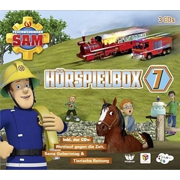 Feuerwehrmann Sam Hörspielbox 7 (3 Cds), Feuerwehrmann Sam