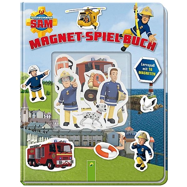 Feuerwehrmann Sam Magnet-Spiel-Buch