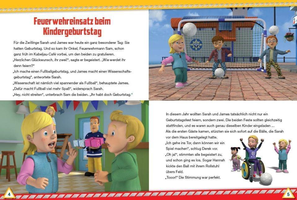 Feuerwehrmann Sam Vorlese-Bücher Kinder-Buch Kinder-Geschichte Geschenk 3 Jahre 