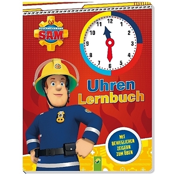 Feuerwehrmann Sam Uhrenlernbuch