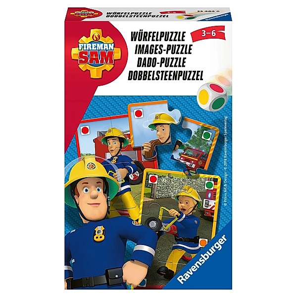 Feuerwehrmann Sam Würfelpuzzle (Kinderspiel)