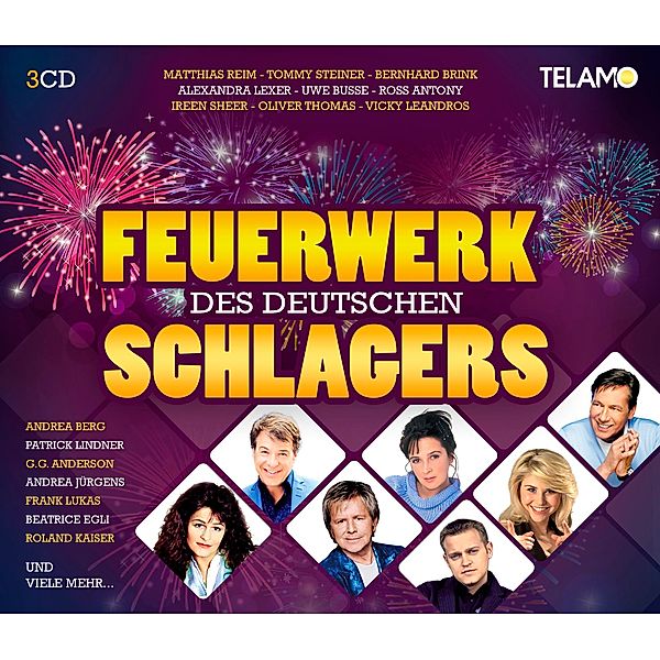 Feuerwerk des deutschen Schlagers, Diverse Interpreten