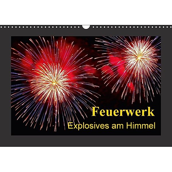 Feuerwerk - Explosives am Himmel (Wandkalender 2018 DIN A3 quer), Ulrike Steinbrenner