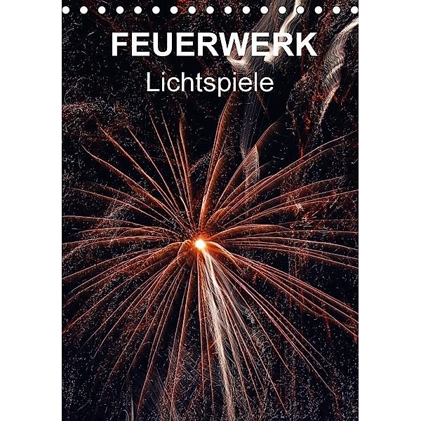 FEUERWERK - Lichtspiele (Tischkalender 2017 DIN A5 hoch), Reinhard Sock