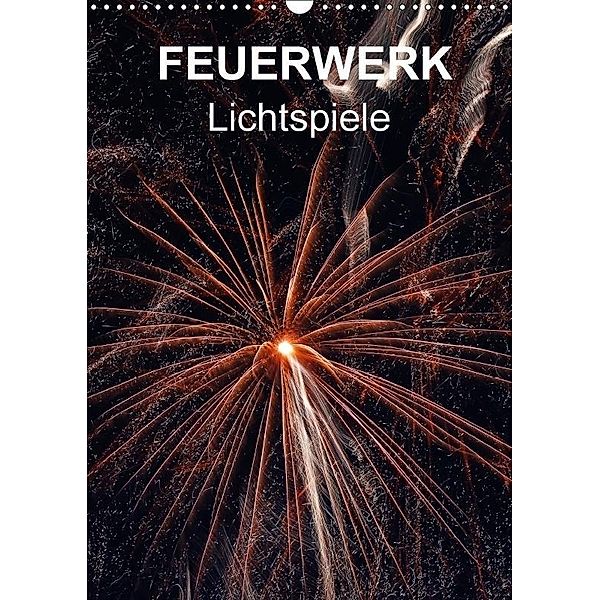 FEUERWERK - Lichtspiele (Wandkalender 2017 DIN A3 hoch), Reinhard Sock
