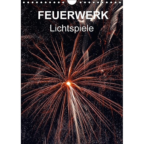 FEUERWERK - Lichtspiele (Wandkalender 2017 DIN A4 hoch), Reinhard Sock