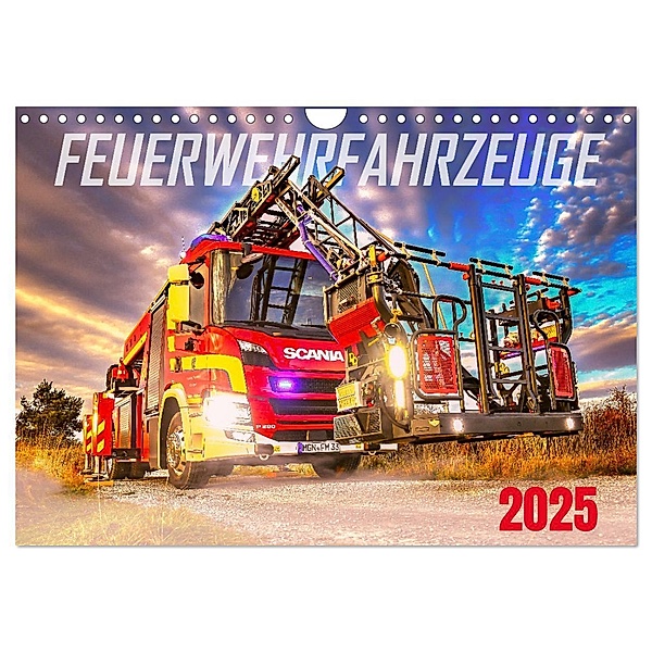 Feurwehrfahrzeuge (Wandkalender 2025 DIN A4 quer), CALVENDO Monatskalender, Calvendo, MH CONNECT 112 / Marcus Heinz