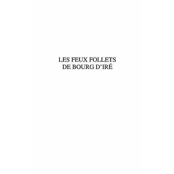 Feux follets de bourg d'ire / Hors-collection, August-Franck Francine