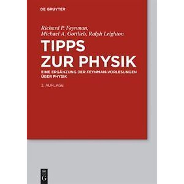 Feynman-Vorlesungen über Physik / Tipps zur Physik, Feynman-Vorlesungen über Physik / Tipps zur Physik