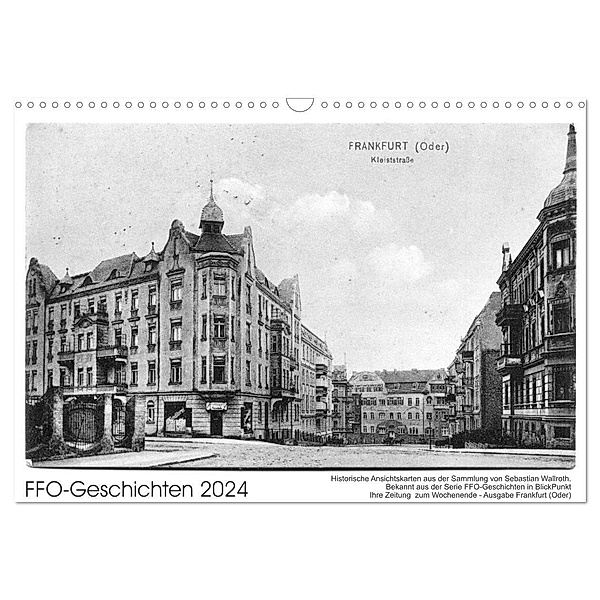 FFO-Geschichten. Historische Ansichtskarten aus Frankfurt (Oder) (Wandkalender 2024 DIN A3 quer), CALVENDO Monatskalender, Sebastian Wallroth