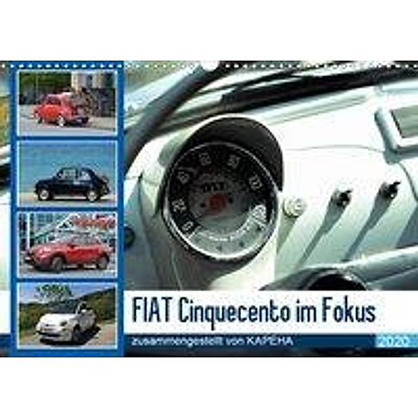 Fiat Cinquecento im Fokus (Wandkalender 2020 DIN A3 quer)