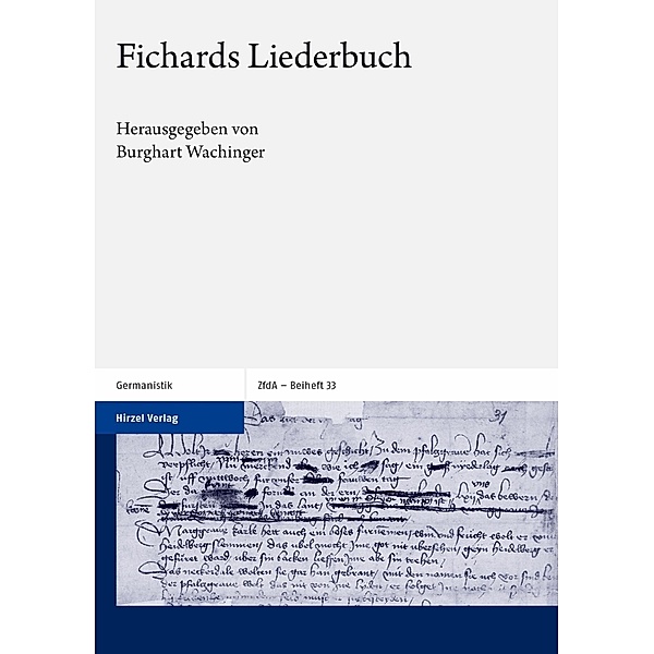 Fichards Liederbuch, Burghart Wachinger