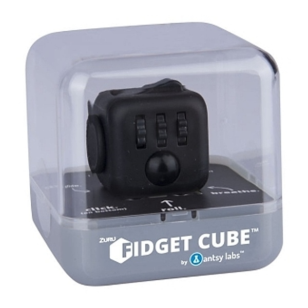 Fidget Cube Midnight (schwarz/schwarz)