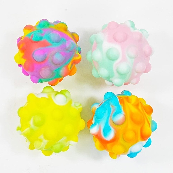 OBILO Fidget Plop Up! Ball, Multicolor, 6 cm
