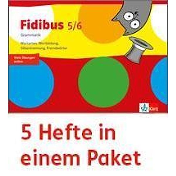 Fidibus (Ausgabe 2016): Fidibus 5/6. Grammatik - Wortarten und Wortbildung
