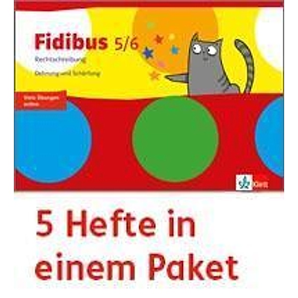 Fidibus (Ausgabe 2016): Fidibus 5/6. Rechtschreibung - Dehnung und Schärfung